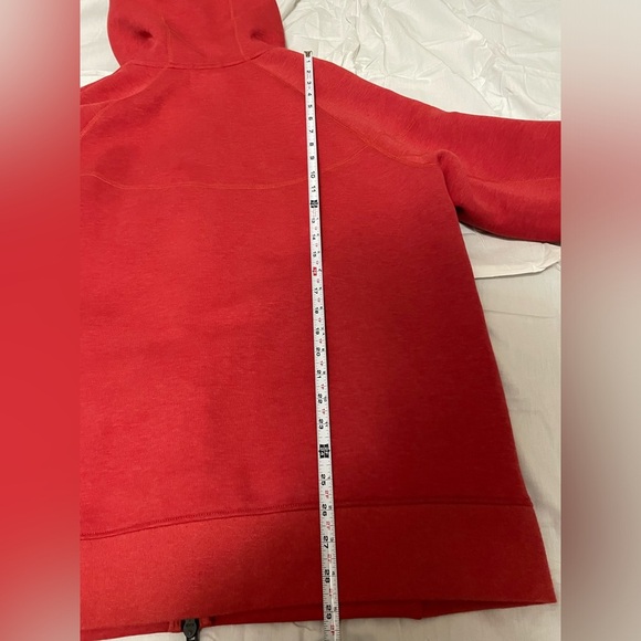 Red Nike Tech fleece full zip hoodie - Picture 4 of 5